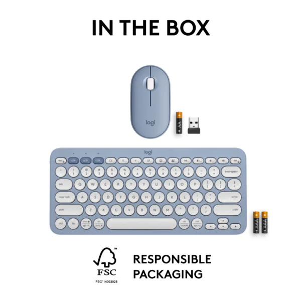 Logitech Pebble 2 Wireless Keyboard & Mouse Combo